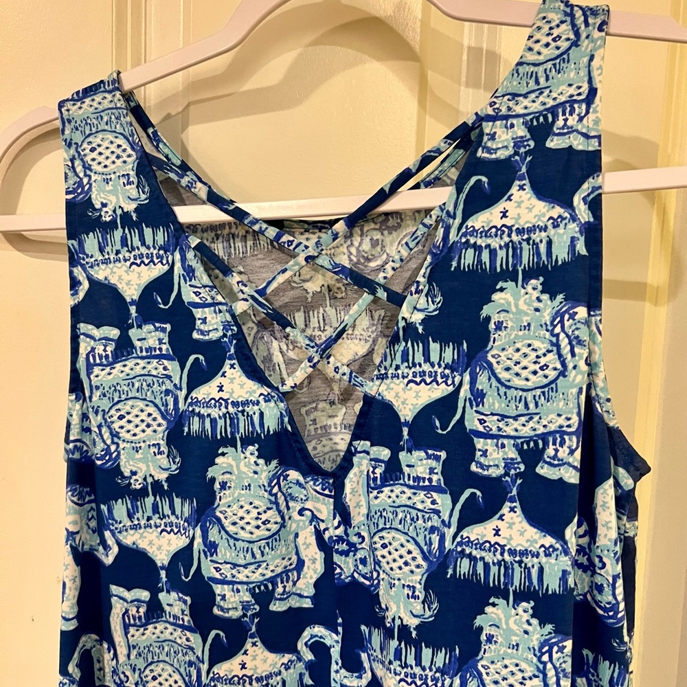 Lilly Pulitzer Kristen Dress in Joy Ride Elephant Print - Picture 3 of 5
